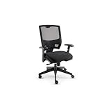 Alera EP42ME10B Epoch Series Mesh Mid-Back Swivel/Tilt Multifunctional Chair, Black