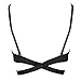 Intimate Portal Women Convertible Multiway Push Up Plunge Padded Bra Black 32D