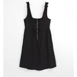 Promises Promises Exposed Zipper Dress - Black X Xlrg