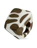 De Majo Cow Murano Glass Fashion Ring L | USA 8.5-9.5 | IT 18-20