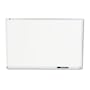 Quartet Standard Melamine Dry-Erase Boards, 3 x 2 Feet, Aluminum Finish Frame (S533)