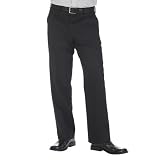 Merona Black: Wool Flat Front Suit Pants - 42x32