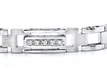 Childrens Toyshop  Jewelry : 14K White Gold 1.00ct. Diamond Bracelet