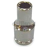 Westward 1EZU8 Socket, 1/4 In Dr, 12 Point, 11mm, 1 In L