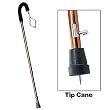 Retractable Ice Tip / Grip Cane