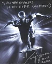  Doug Jones autographed Silver Surfer Fantastic Four 8x10 Photo