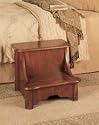 Powell "Woodbury Mahogany" Bed Step with Storage