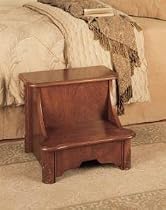 Powell "Woodbury Mahogany" Bed Step with Storage