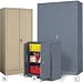 EDSAL Economical Storage Cabinets (Unassembled) - Tan,EDSAL