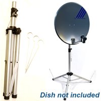 Satellite Dish Tripod Stand - Aluminium