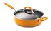 Rachael Ray Porcelain Enamel Nonstick 6-Quart Deep Saute Pan, Yellow