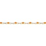14K Gold 2.26cttw Diamond and Citrine Bracelet Jewelry 7