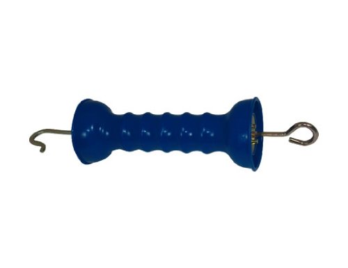 Heavy Duty Electric Fence Gate Handle - Plated - Blue