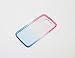 ONLY Fit [S6 Edge Plus], Galaxy S6 Edge Plus - Hybrid Gradient Case, MerKuyom(TM)[Clear Transparent] Slim-fit Hard PC+TPU Plastic Case Cover For [Samsung Galaxy S6 Edge Plus ] + Stylus (Pink / Blue)