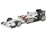 BMW Sauber F1 (Kamui Kobayashi 2010 Showcar) in Grey and White (1:43 scale) Diecast Model Car