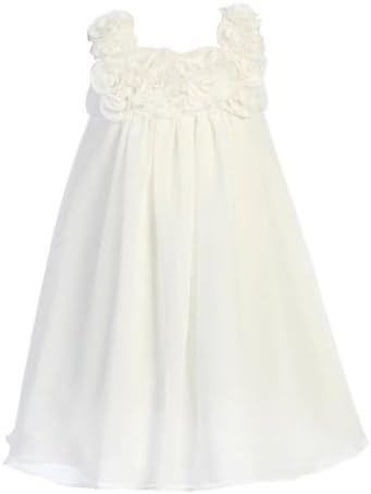 CALLA Yoryu Chiffon Flower Girl Dress-IVORY-6