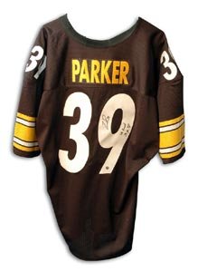 Willie Parker Signed Pittsburgh Steelers Jersey - SB Record 75 YD TD Run