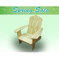 Lohasrus Spring Sale - Kids Adirondack Chair LH-15001, for Kids 2~5 years, Free Drawing Book. Awaken children's Spring Spirit Now!