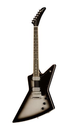 Gibson DethKlok Thunderhorse Explorer Electric Guitar Silverburst