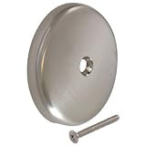 Buy Ez-Flo Satin Nickel Overflow Plate Cover With One Hole by EZ-Flo
