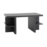 SEI Contemporary Black Cocktail Table