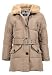 Eddie Pen Kids Daunenjacke Falcon mit Fellkranz in cappucino, 152 (12 Jahre)
