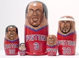 Nested Sports Doll...Detroit Pistons..
