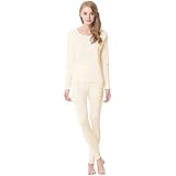 Women's 2 Pieces Fleece Lining Pajamas Set