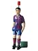 Tipp Kick Top-Kicker Barcelona 2009/2010. Handbemalter Top-Kicker aus Metall mit zus�tzlichem 
Gewicht auf der Standplatte und spitzem Fu� f�r gef�hlvolle Heber im 2009/2010 Dress des spanischen 
Fu�ballclubs.