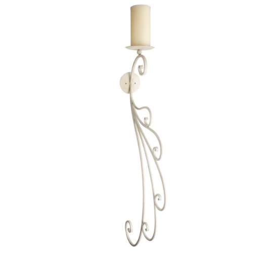 32.75 Decorative Distressed Scroll Candle Holder