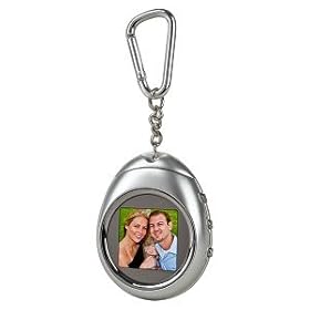 1.5 Royal PF15 USB Digital Photo Frame Keychain w/Carabiner Clip (Blue)