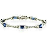 Platinum Tanzanite ESTATE Bracelet COOL