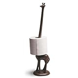 Oliadesign® Rustic Cast Iron Giraffe Paper Towel Holder