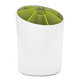 Joseph Joseph Segment Utensil Pot, White/ Green