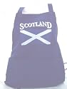 Blue Scotland Flag Apron