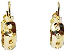 CHILD / TODDLER SKILLUS GOLD TINY HOOP EARRINGS, LEAD & NICKEL FREE, AGES 2 -10 (02.0551)