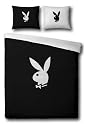 Playboy Bettwäsche Classic schwarz/weiß 135 x 200 cm