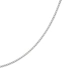 Karat Platinum Curb Chain Necklace, 20