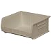 Akro-Mils 30235 Plastic Storage Stacking Hanging Akro Bin, 11-Inch by 11-Inch by 5-Inch, Stone, Case of 6