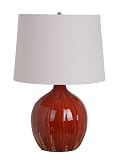 Red Ceramic Table Lamp