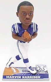 Indianapolis Colts Marvin Harrison Forever Collectibles On Field Bobble Head