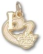 Phoenix Suns "I Heart Logo" 1/2" Charm/Pendant -14K/10K, Stainless Steel or Gold Plated