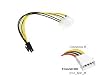 Cables To Go ATX Power 6pin To (2) 4pin PCI Adapter