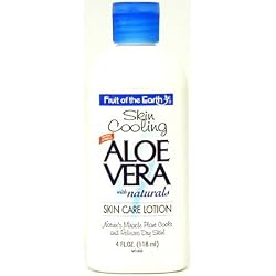 Fruit Of The Earth Aloe Vera Lotion, 4 oz. Travel Size (Pack of 12)