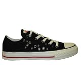 Converse Chuck Taylor All Star Lo Top Multi Eyelet Black Chili Red at Converse