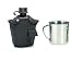 Feldflasche 1 Liter Trinkflasche Wasserflasche mit Edelstahl Trinkbecher 0.22Ltr