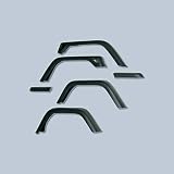 Rugged Ridge Jeep Replacement and Oversized Fender Flares Oversize 7 Fender Flare Kits Jeep Wrangler 1997 to 2006 (TJ) 6 Piece Kit w/ Flare Extensions
