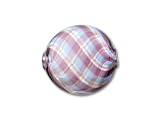 Venetian Blown Glass Penny Bead - Blue and Purple Swirl