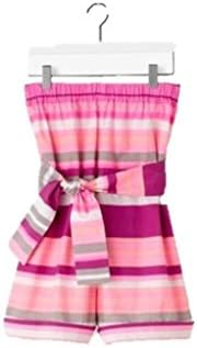 Kate Spade Saturday Let Loose Strapless Romper, Carnival Stripe, S