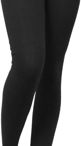 Velvet Heart Women's Fashion Solid Microfiber Leggings (Black)